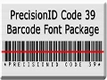 PrecisionID Code128 Barcode Fonts 3.0